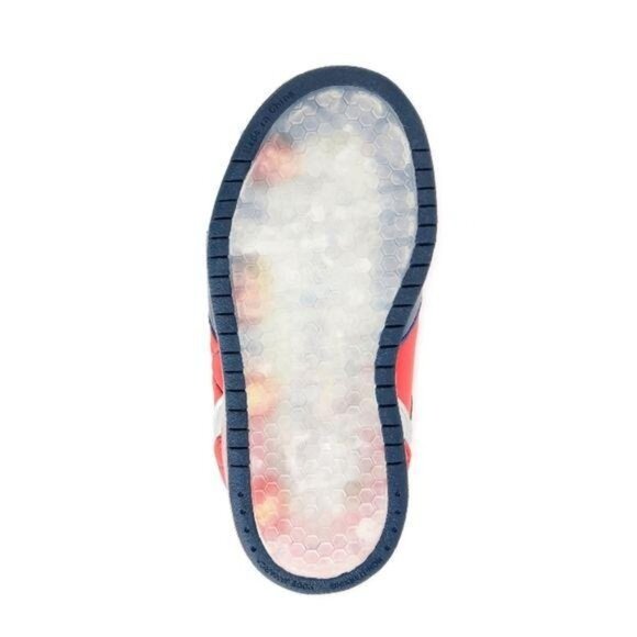 Marvel Spider-Man Kids  Red Blue Hook & Loop Strap Light-Up Sneakers Size 7 - Picture 8 of 9